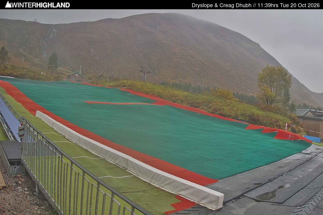 Archived image Webcam Glencoe Mountain - Dry Slope