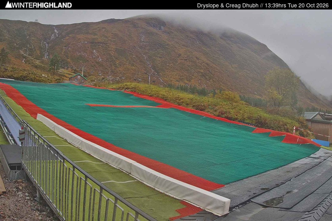 Archived image Webcam Glencoe Mountain - Dry Slope