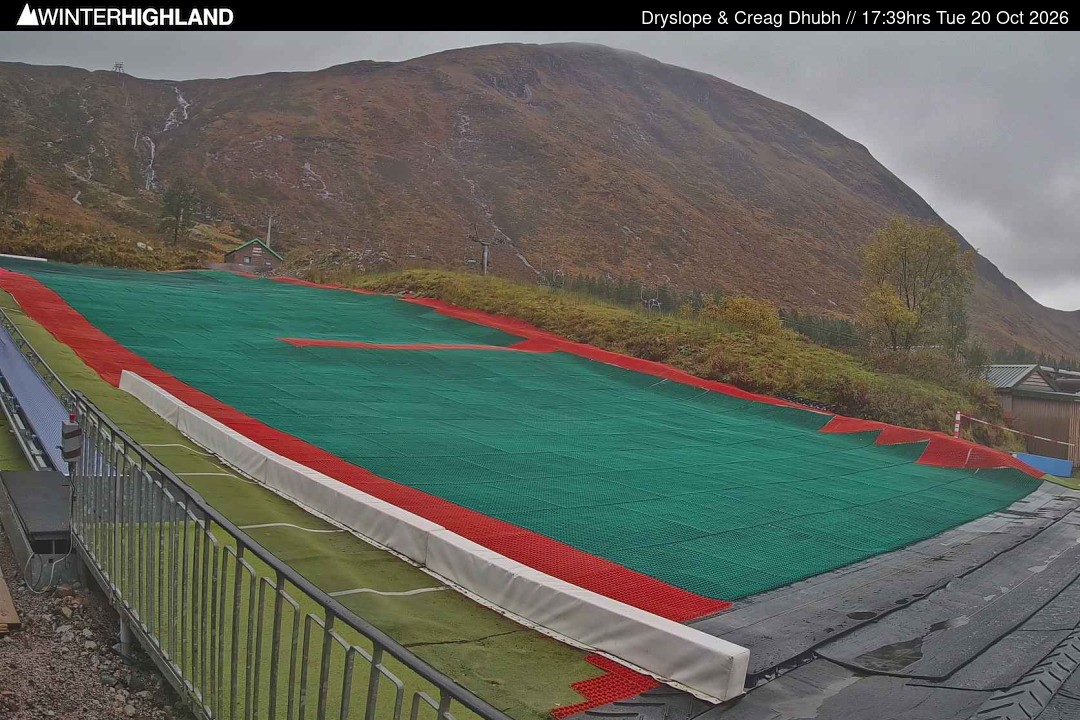 Archived image Webcam Glencoe Mountain - Dry Slope