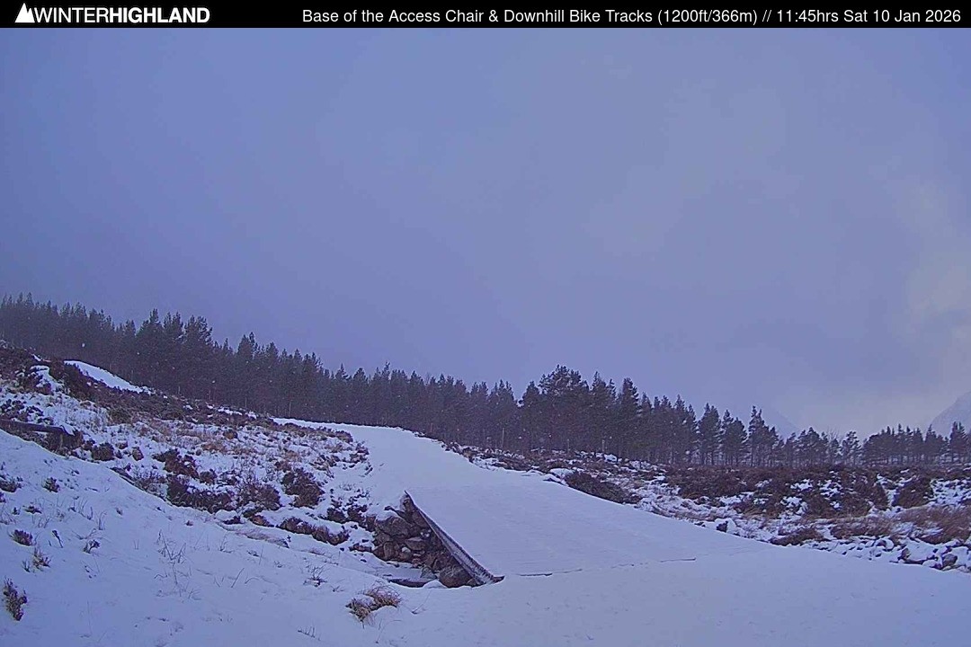 Archiv Foto Webcam Glencoe Mountain - Talstation - Cafe