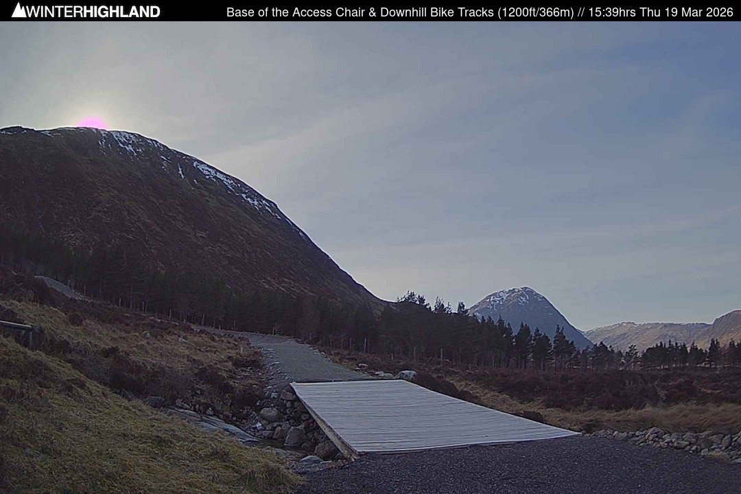 Archived image Webcam Glencoe Mountain - Base Cafe