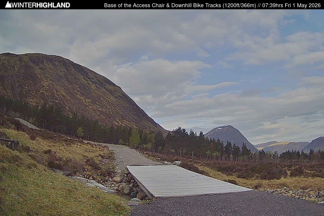 Archived image Webcam Glencoe Mountain - Base Cafe