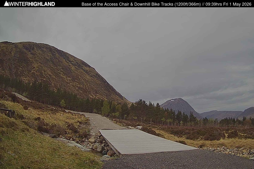 Archived image Webcam Glencoe Mountain - Base Cafe