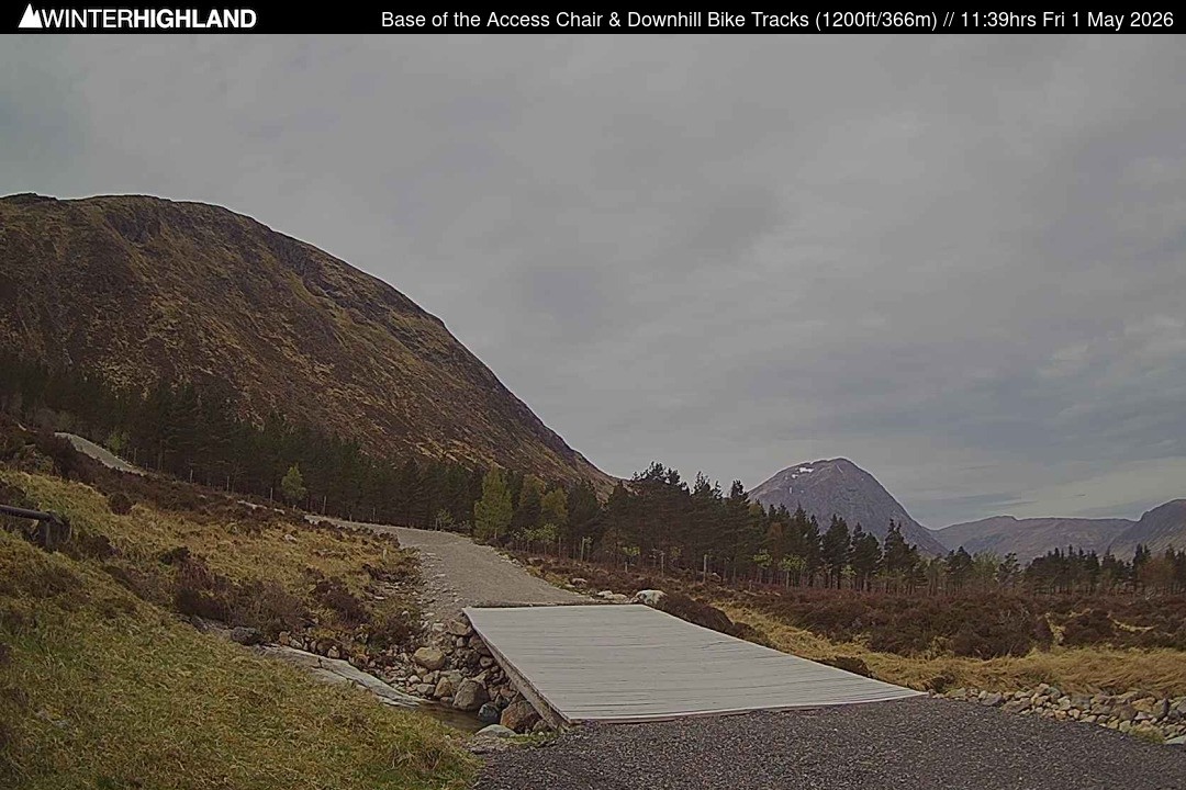 Archived image Webcam Glencoe Mountain - Base Cafe