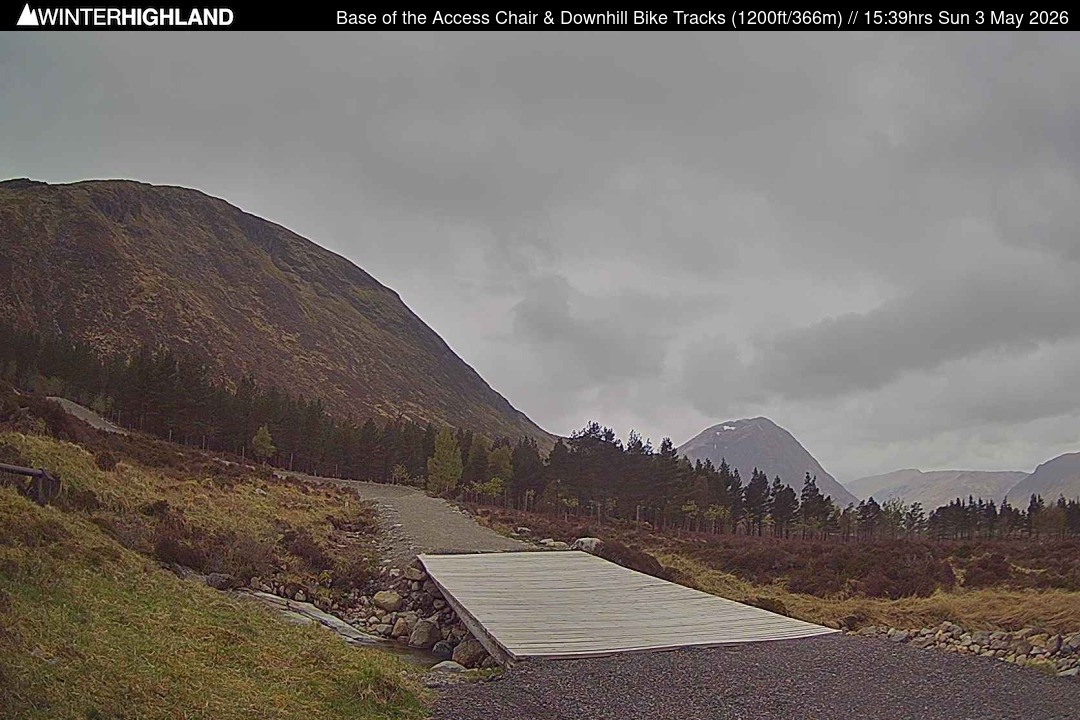 Archiv Foto Webcam Glencoe Mountain - Talstation - Cafe