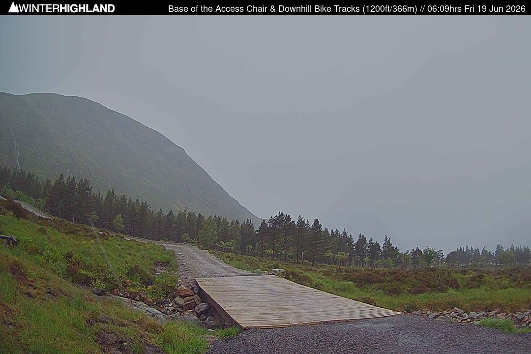 Archived image Webcam Glencoe Mountain - Base Cafe