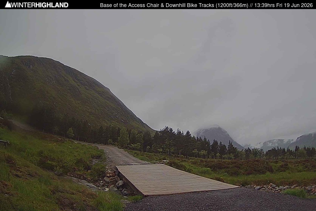 Archived image Webcam Glencoe Mountain - Base Cafe