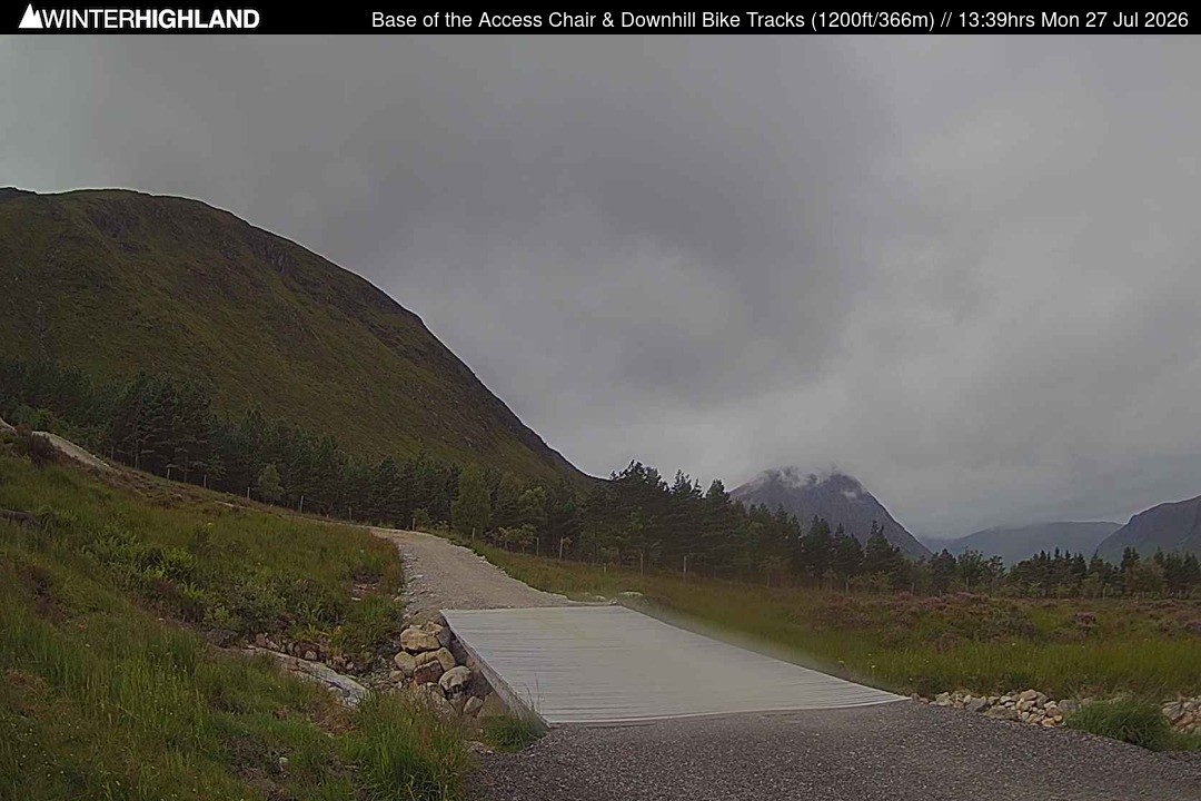 Archived image Webcam Glencoe Mountain - Base Cafe