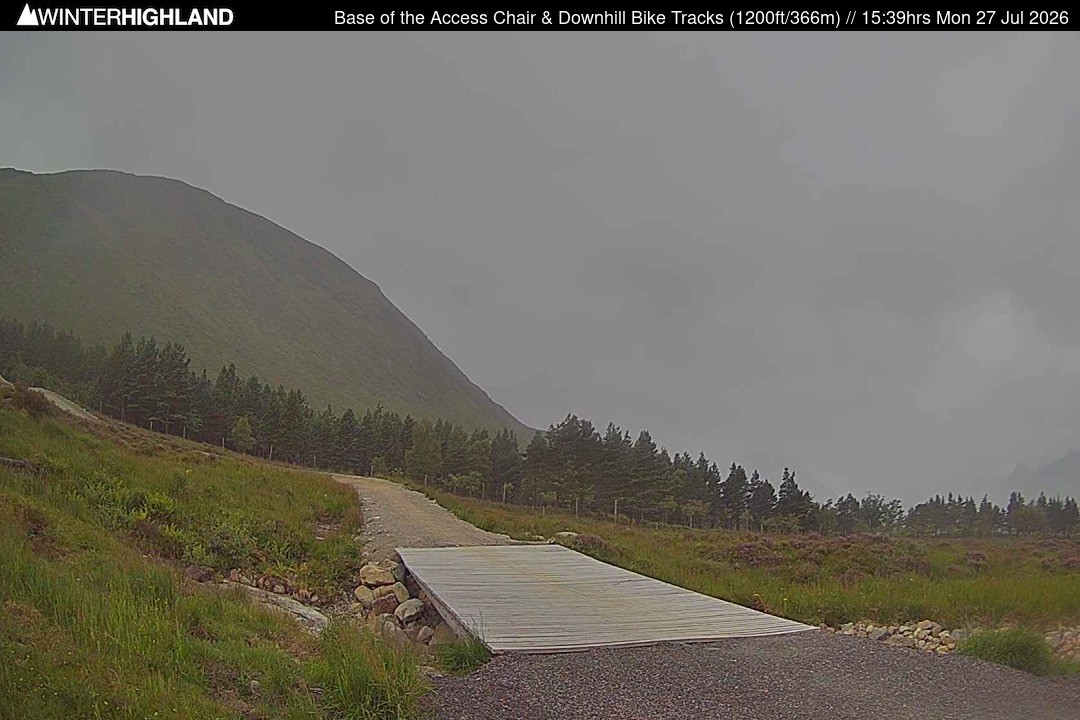 Archived image Webcam Glencoe Mountain - Base Cafe