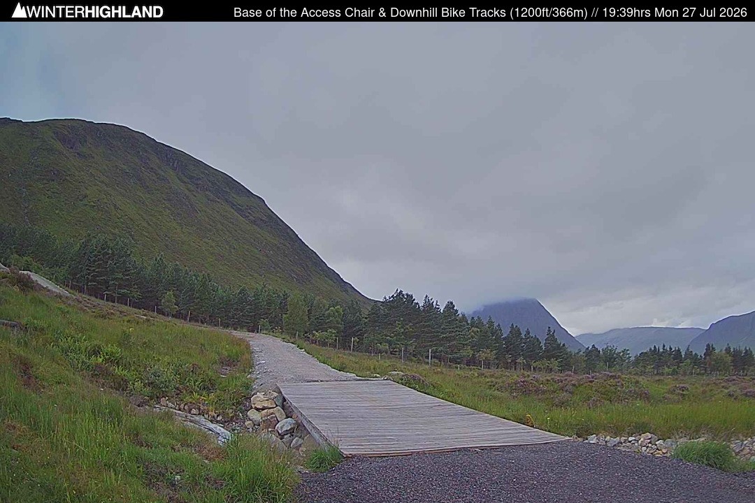 Archived image Webcam Glencoe Mountain - Base Cafe