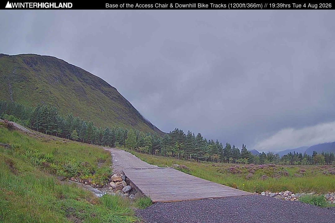 Archived image Webcam Glencoe Mountain - Base Cafe