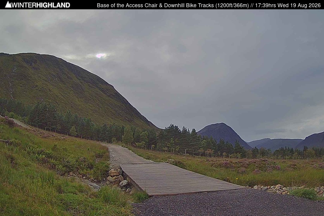 Archiv Foto Webcam Glencoe Mountain - Talstation - Cafe