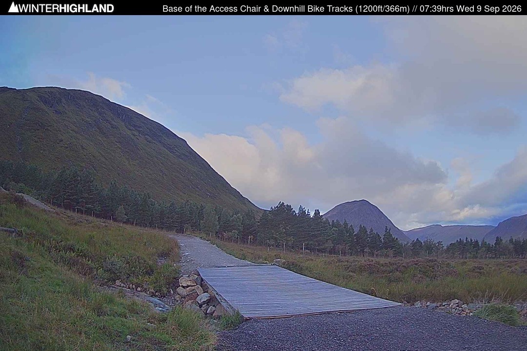 Archived image Webcam Glencoe Mountain - Base Cafe