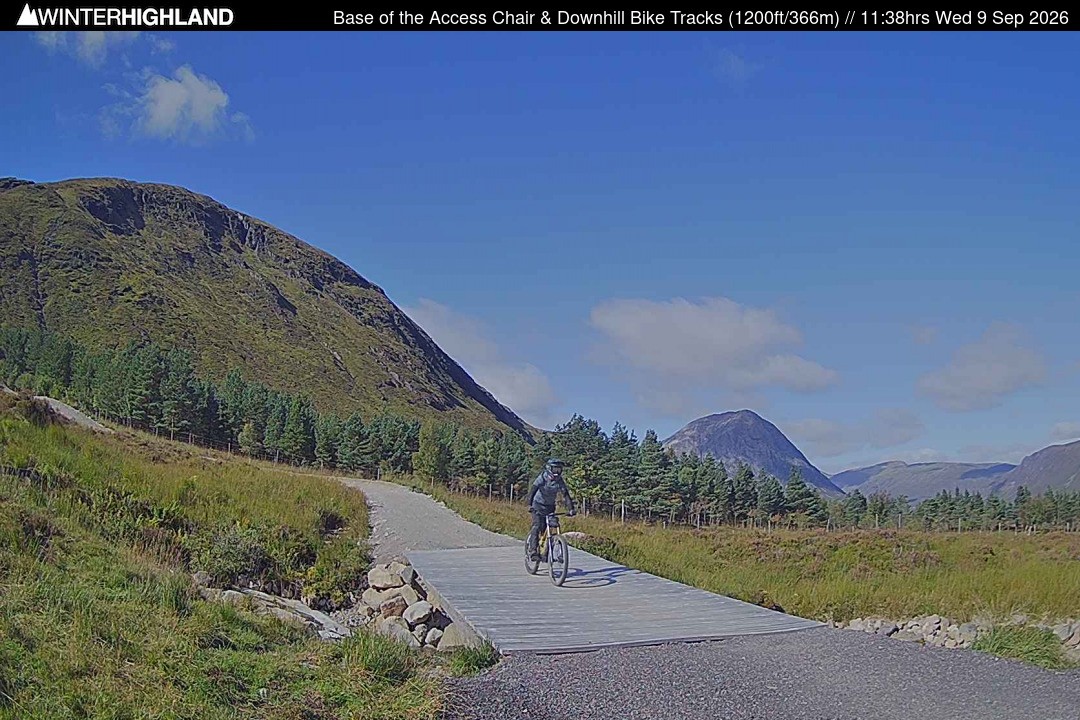 Archived image Webcam Glencoe Mountain - Base Cafe