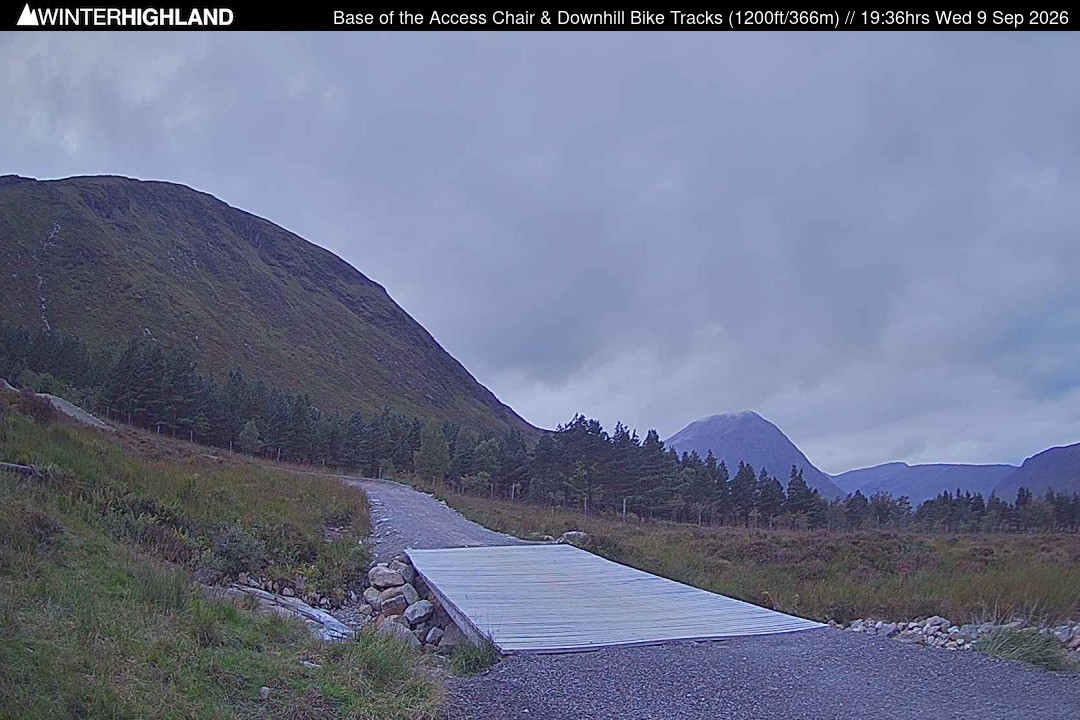 Archived image Webcam Glencoe Mountain - Base Cafe
