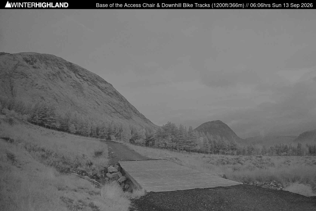 Archived image Webcam Glencoe Mountain - Base Cafe