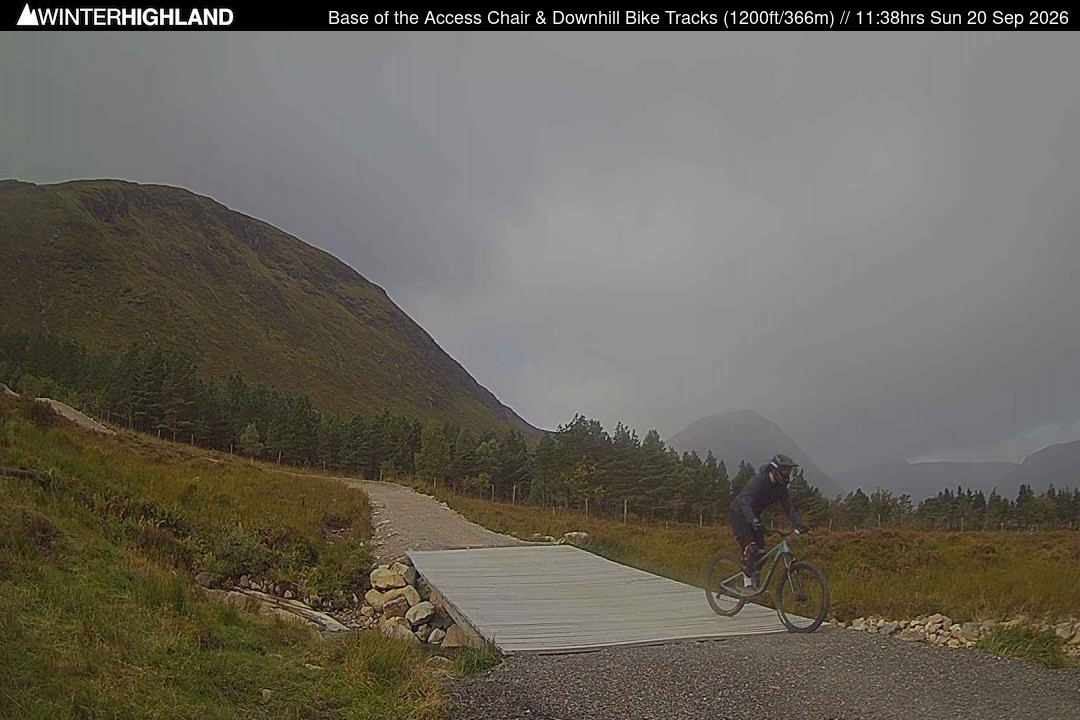 Archived image Webcam Glencoe Mountain - Base Cafe