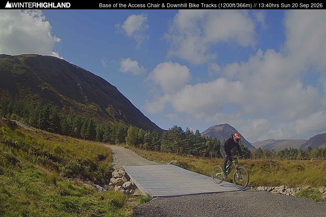 Archived image Webcam Glencoe Mountain - Base Cafe