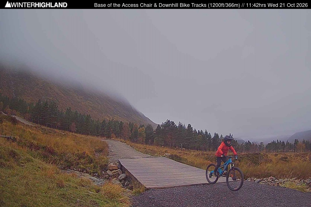 Archived image Webcam Glencoe Mountain - Base Cafe