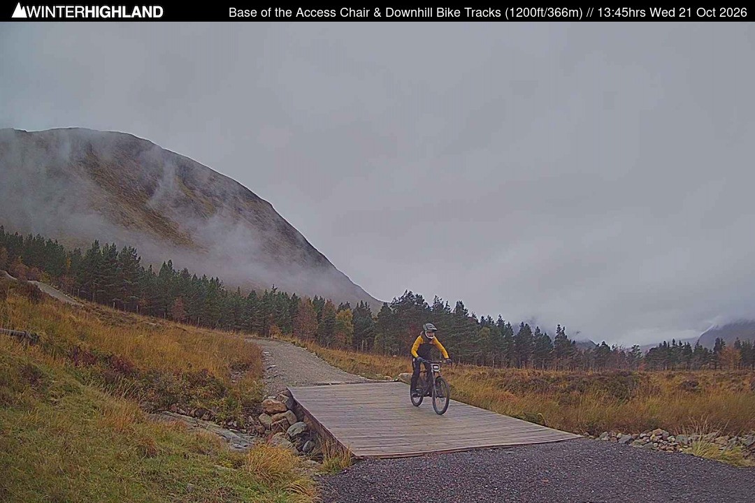 Archived image Webcam Glencoe Mountain - Base Cafe