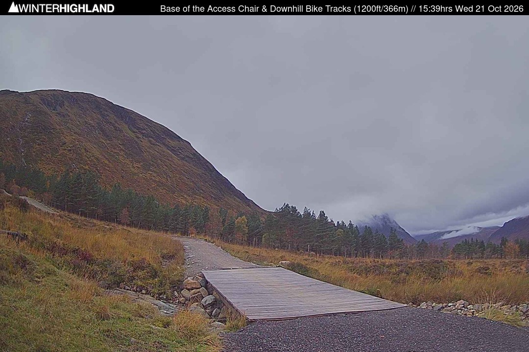 Archived image Webcam Glencoe Mountain - Base Cafe