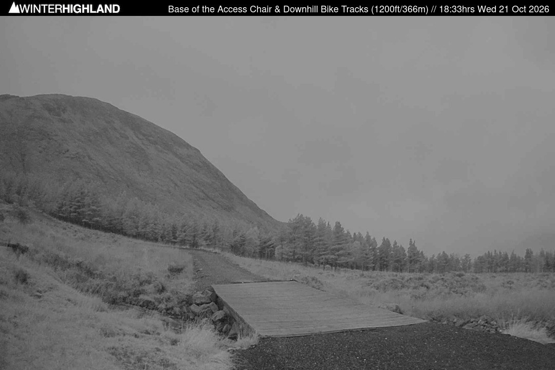 Archived image Webcam Glencoe Mountain - Base Cafe