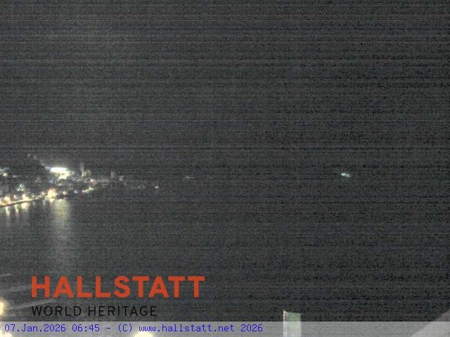 Archiv Foto Webcam Blick auf Hallstatt und den Hallstättersee