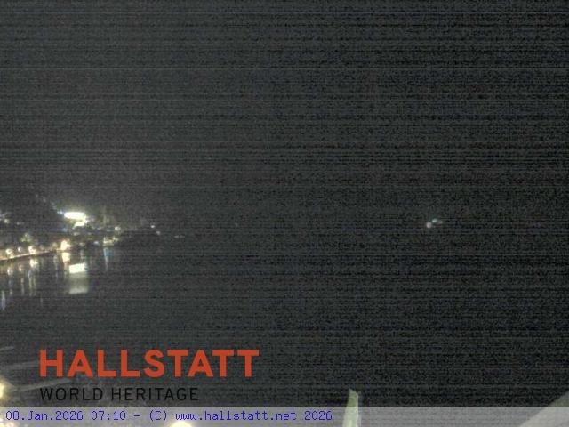 Archiv Foto Webcam Blick auf Hallstatt und den Hallstättersee