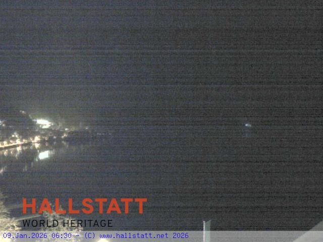 Archiv Foto Webcam Blick auf Hallstatt und den Hallstättersee