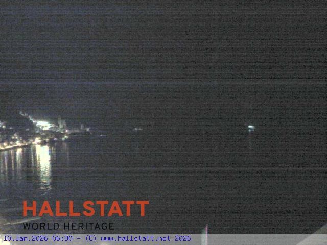 Archiv Foto Webcam Blick auf Hallstatt und den Hallstättersee