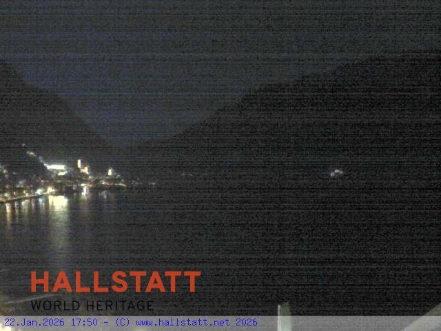 Archiv Foto Webcam Blick auf Hallstatt und den Hallstättersee