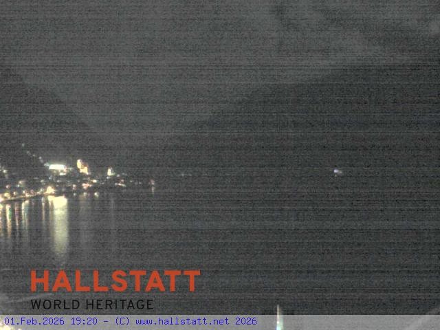 Archiv Foto Webcam Blick auf Hallstatt und den Hallstättersee