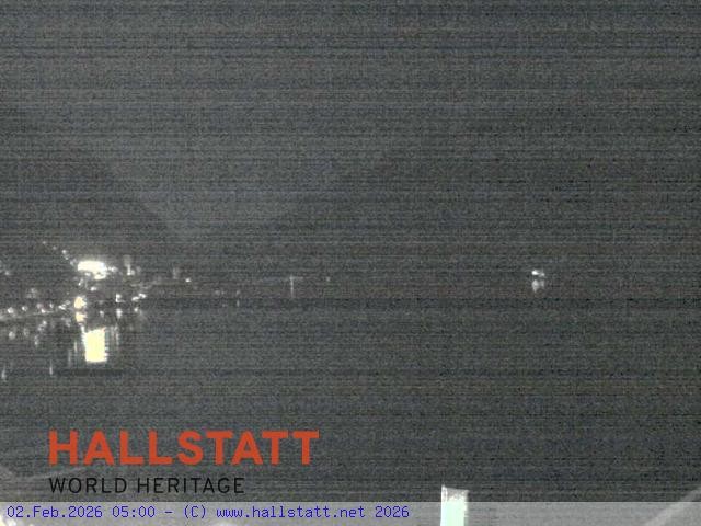 Archived image Webcam Hallstatt: Village and Lake