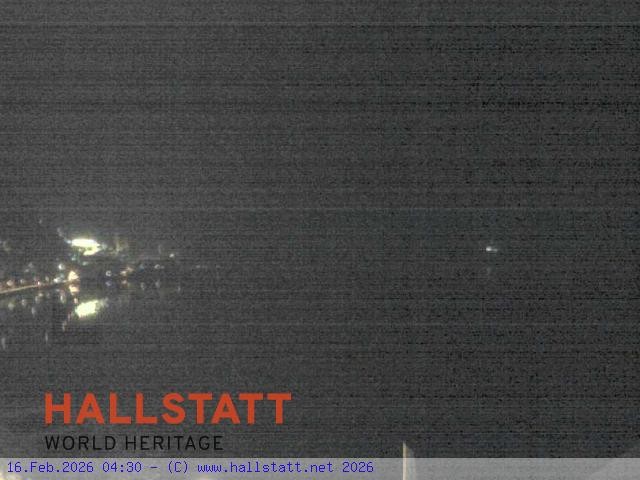 Archiv Foto Webcam Blick auf Hallstatt und den Hallstättersee