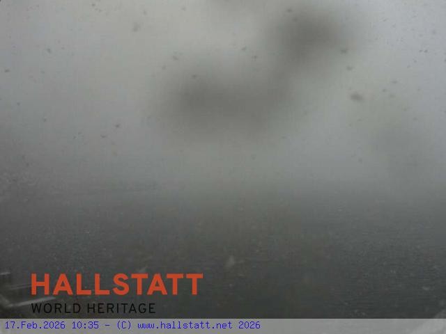 Archiv Foto Webcam Blick auf Hallstatt und den Hallstättersee