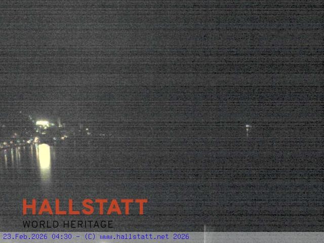 Archiv Foto Webcam Blick auf Hallstatt und den Hallstättersee