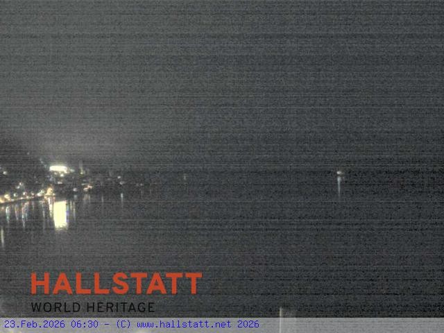 Archiv Foto Webcam Blick auf Hallstatt und den Hallstättersee