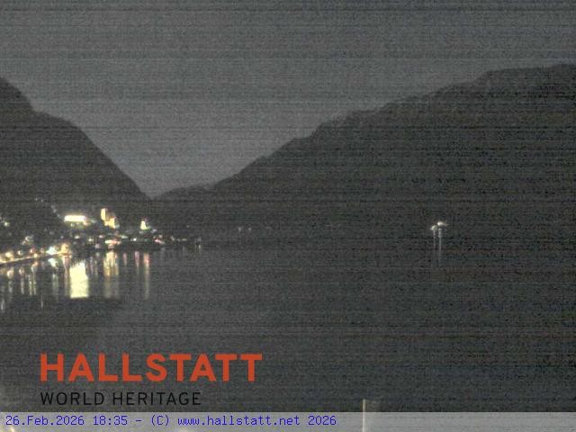 Archiv Foto Webcam Blick auf Hallstatt und den Hallstättersee