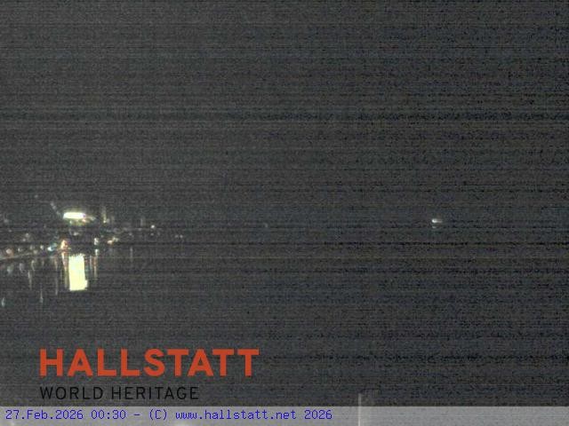 Archived image Webcam Hallstatt: Village and Lake