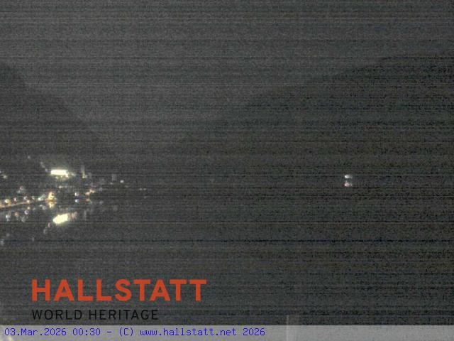 Archiv Foto Webcam Blick auf Hallstatt und den Hallstättersee
