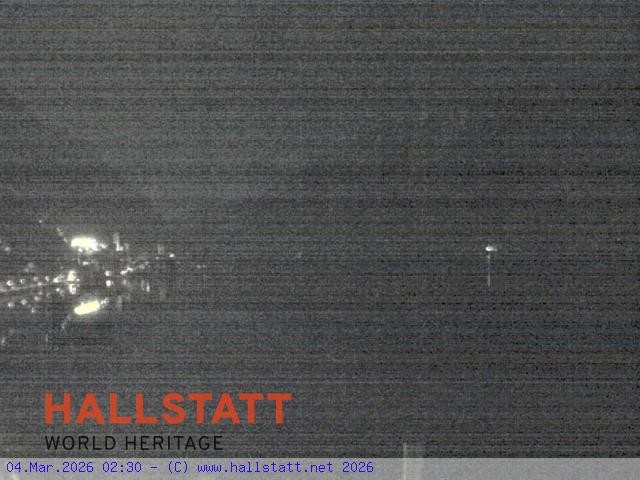 Archiv Foto Webcam Blick auf Hallstatt und den Hallstättersee