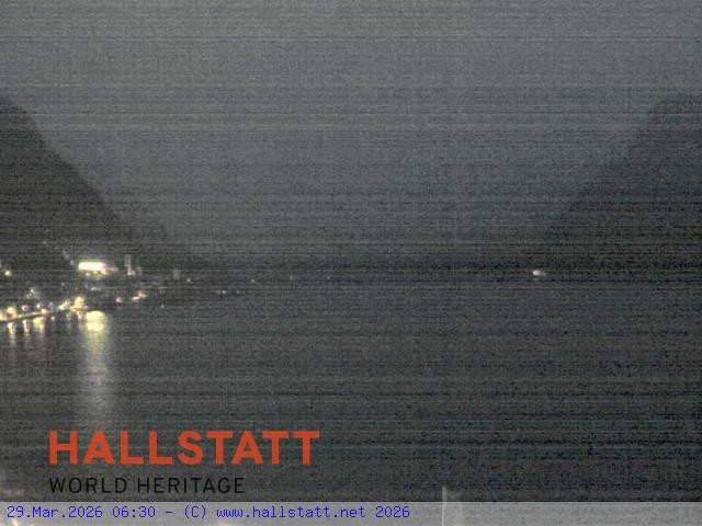 Archiv Foto Webcam Blick auf Hallstatt und den Hallstättersee