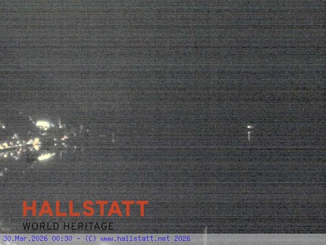 Archived image Webcam Hallstatt: Village and Lake