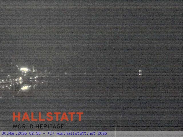 Archived image Webcam Hallstatt: Village and Lake