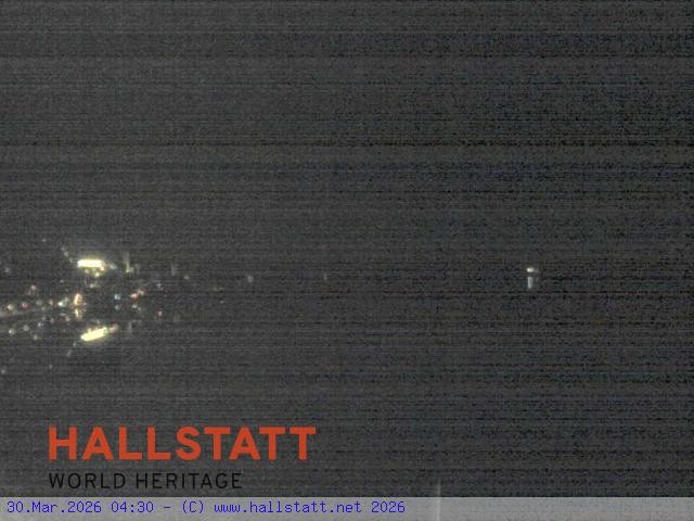 Archived image Webcam Hallstatt: Village and Lake