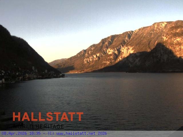 Archiv Foto Webcam Blick auf Hallstatt und den Hallstättersee