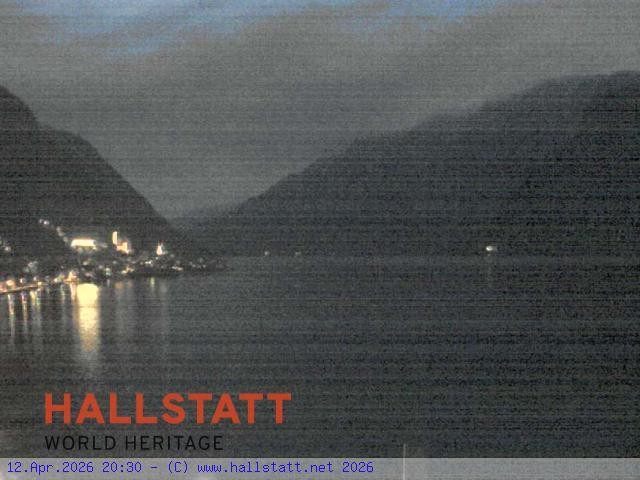 Archiv Foto Webcam Blick auf Hallstatt und den Hallstättersee