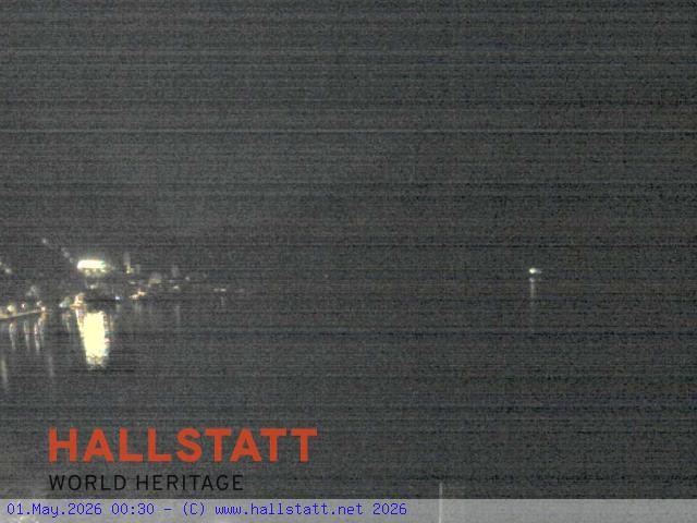 Archived image Webcam Hallstatt: Village and Lake