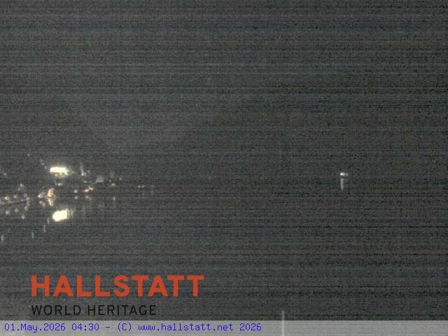 Archived image Webcam Hallstatt: Village and Lake