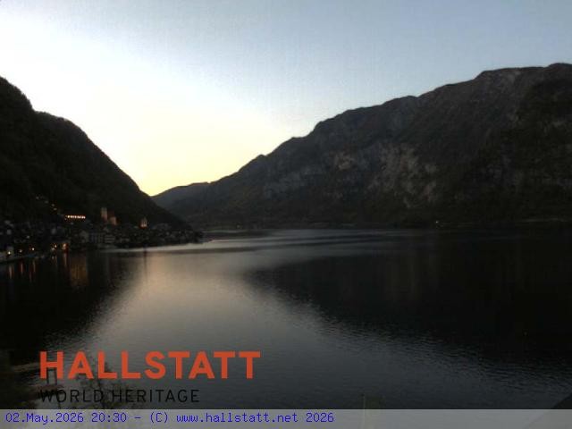 Archiv Foto Webcam Blick auf Hallstatt und den Hallstättersee